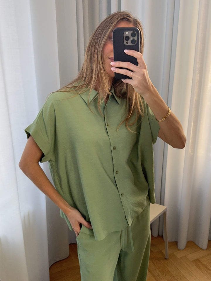 Modström - Aidamd Shirt 59159 - 2882 - Aspen Green Skjorter 