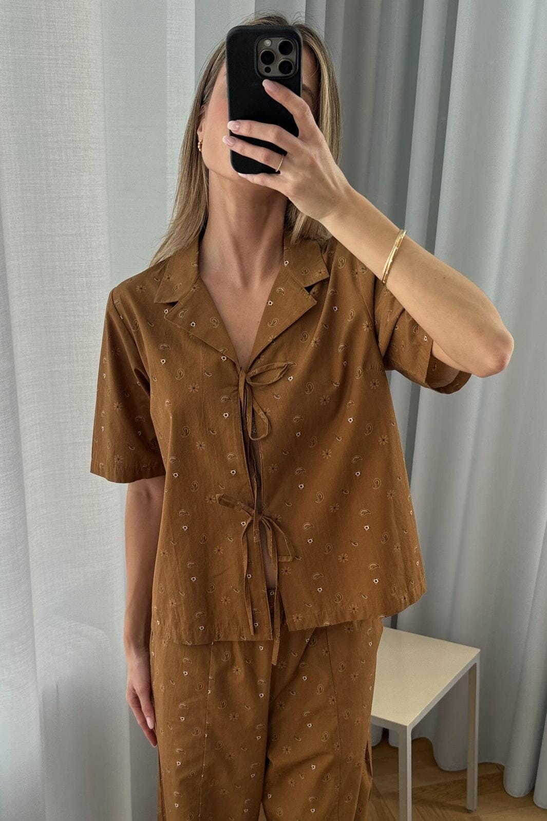 Modström - Apricotmd Print Shirt 59266 - 16350 - Paisley Print Skjorter 