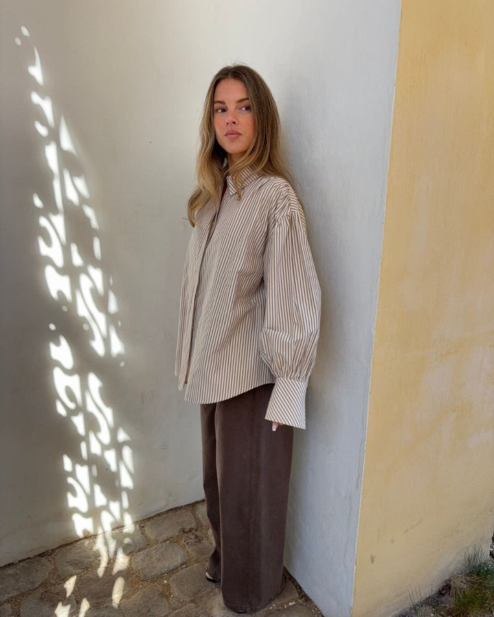 Modström - Baldvinmd Shirt 59222 - 12059 - Peony Stripe Skjorter 