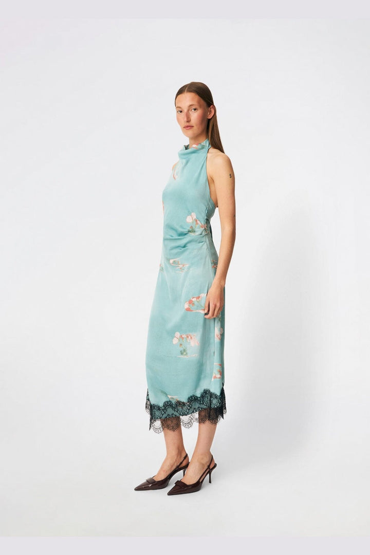 Modström - Carinamd Print Dress 59433 - 11631 - Aqua Flower