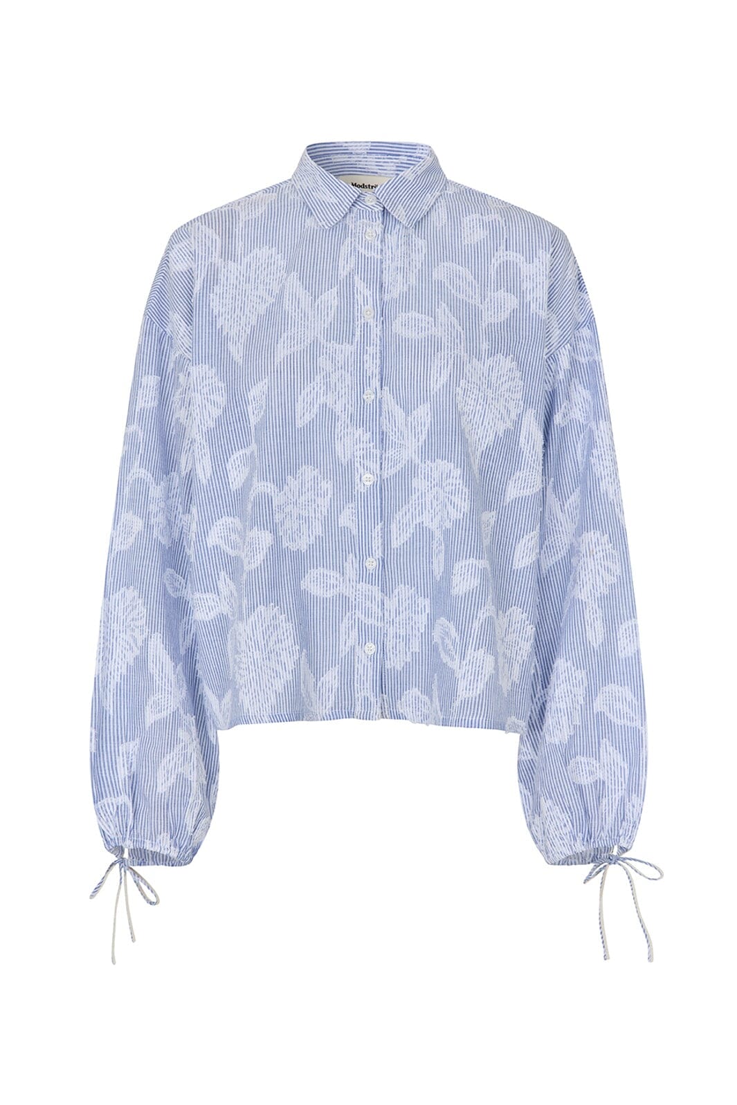 Modström - Cristanmd Shirt 59353 - 11198 - Blue Striped Jacquard