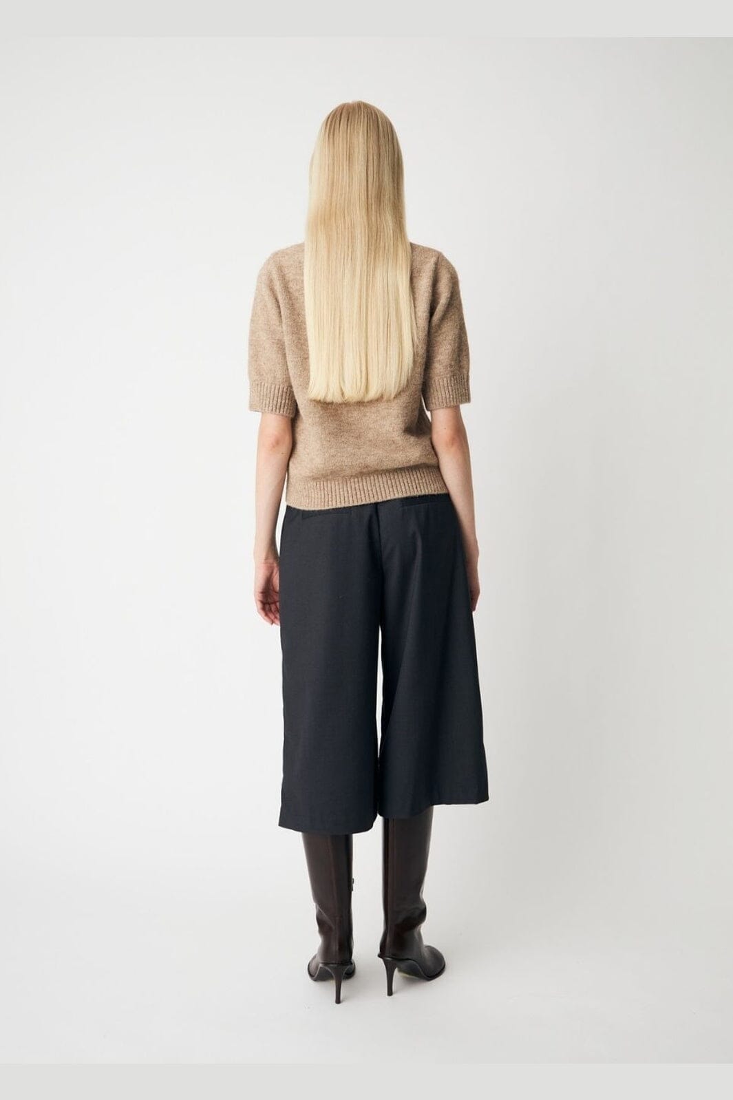 Modström - Edanmd Culotte Pants 59520 - 07088 - Dark Grey Melange