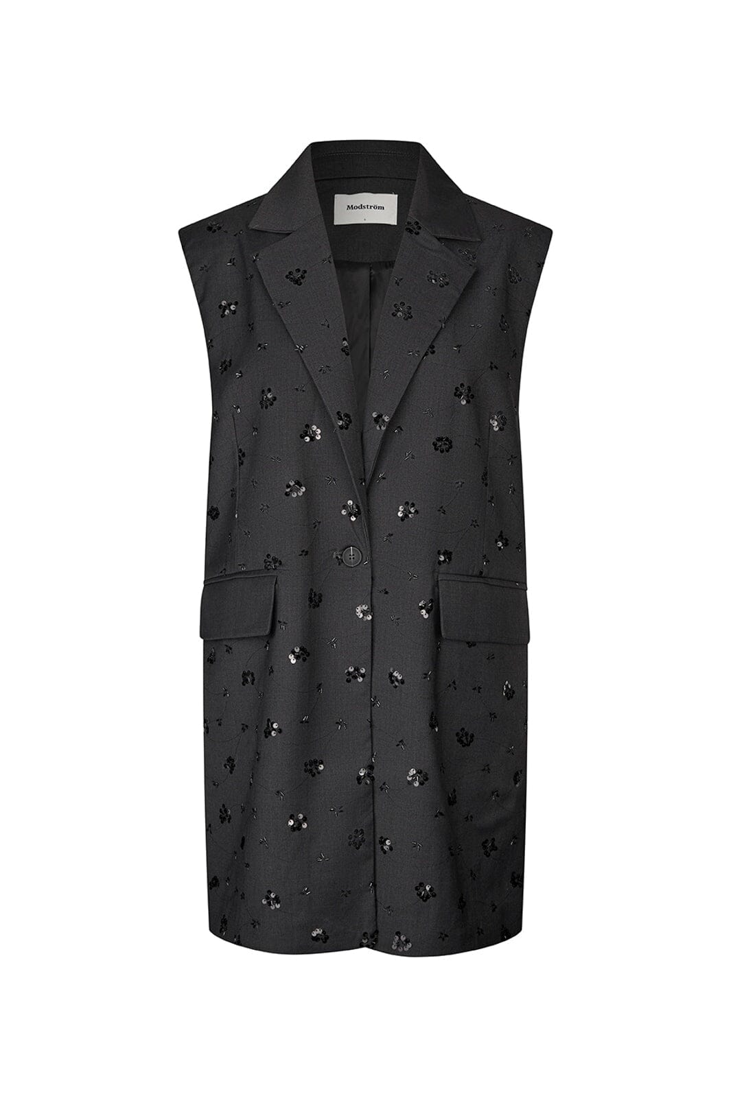 Modström - Edanmd Vest 59510 - 7088 - Dark Grey Melange