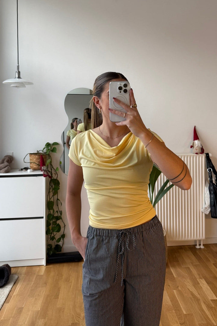 Modström - Himamd Drapy T-Shirt 59050 - 5000 - Jojoba T-shirts 