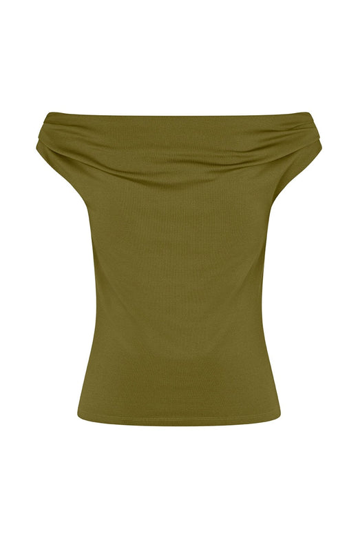 Modström - Himamd Off-Shoulder Top 57928 - 02275 - Fir Green