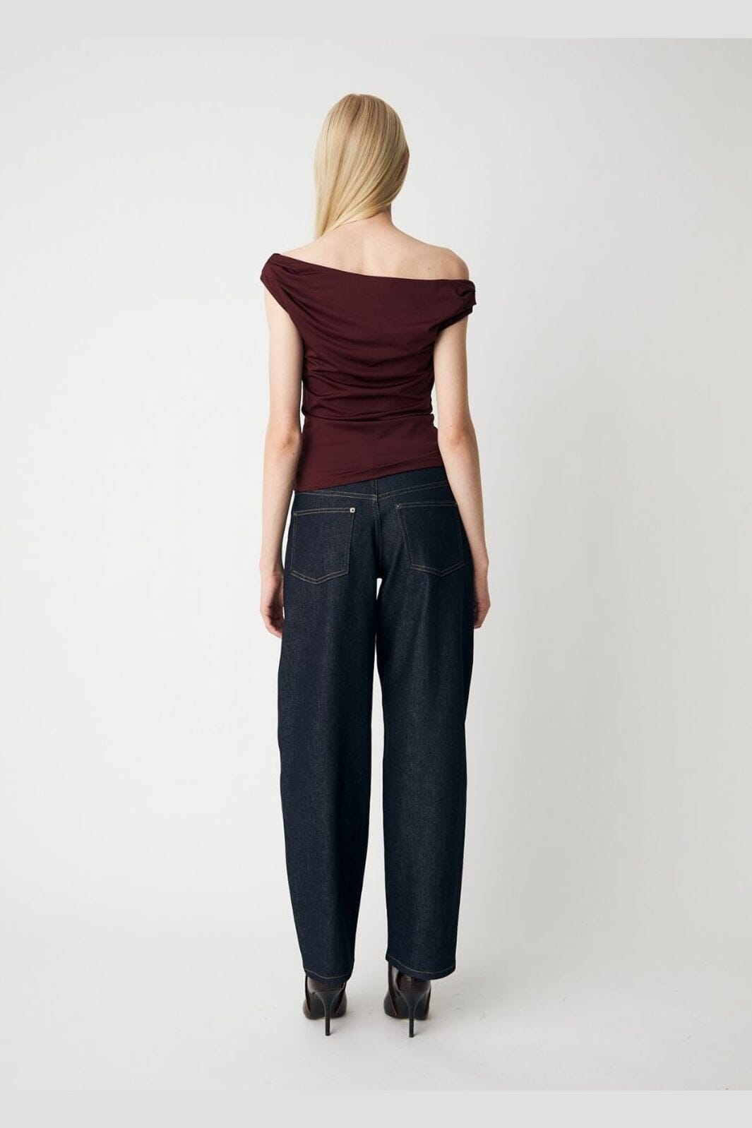 Modström - Himamd Off-Shoulder Top 57928 - 1124 - Dark Cherry
