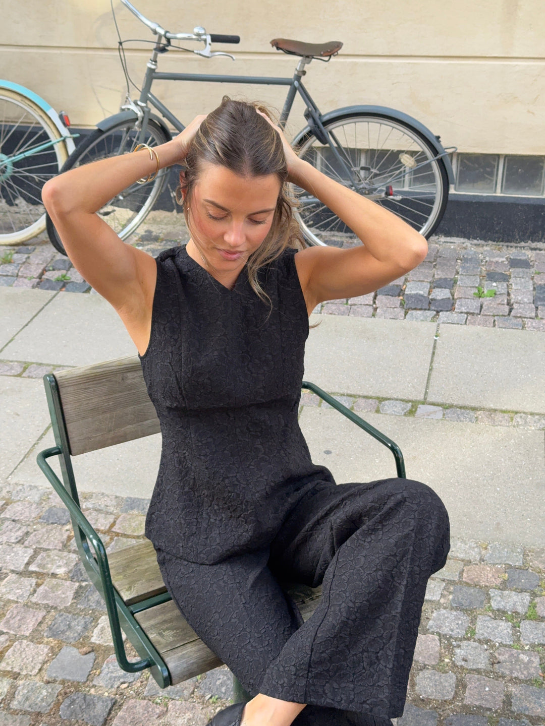 Modström - Hollismd Pants 57433 - 07090 - Black Bukser 