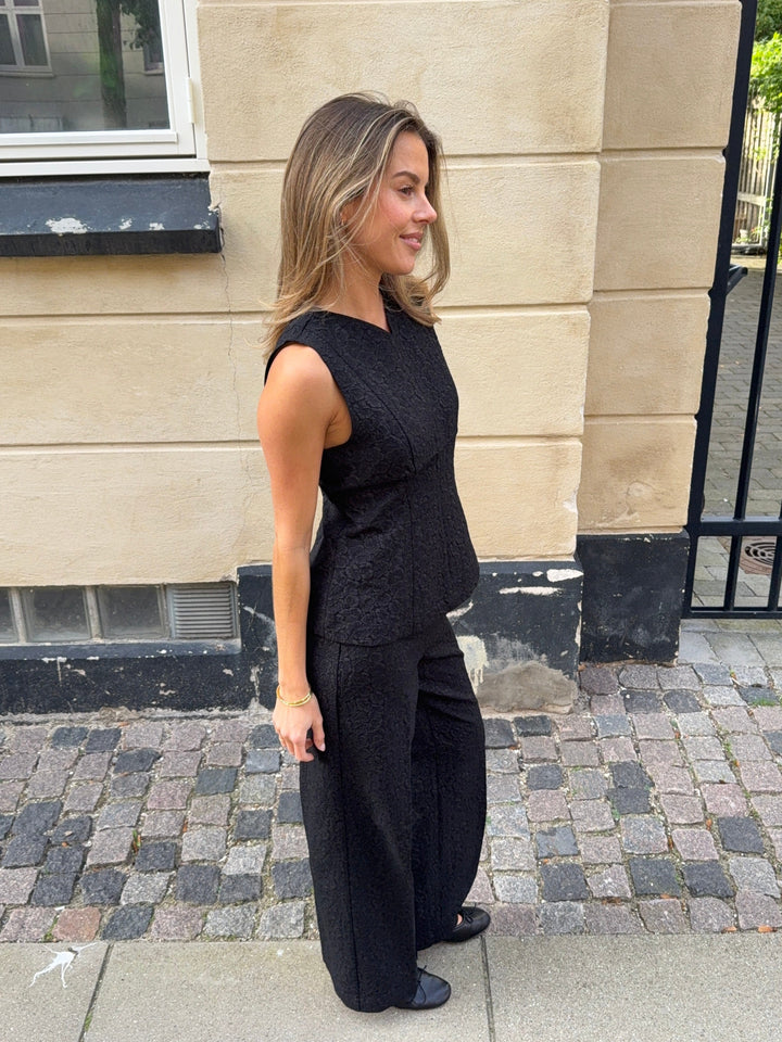 Modström - Hollismd Pants 57433 - 07090 - Black Bukser 