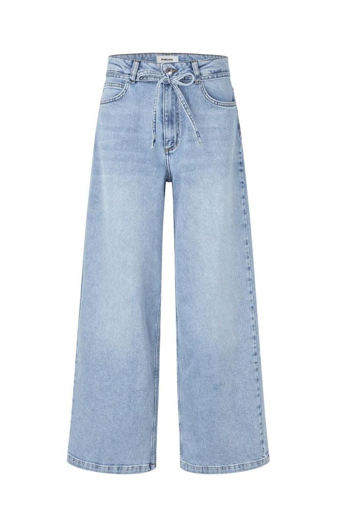 Modström - Isoldemd Solid Pants 59138 - 13636 - Bleach Blue Wash Jeans 