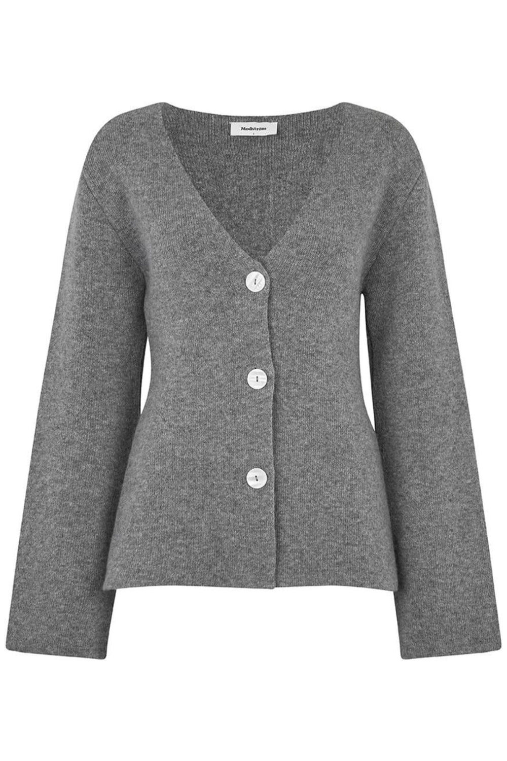 Modström - Klaytonmd Cardigan 57908 - 7087 - Grey Melange