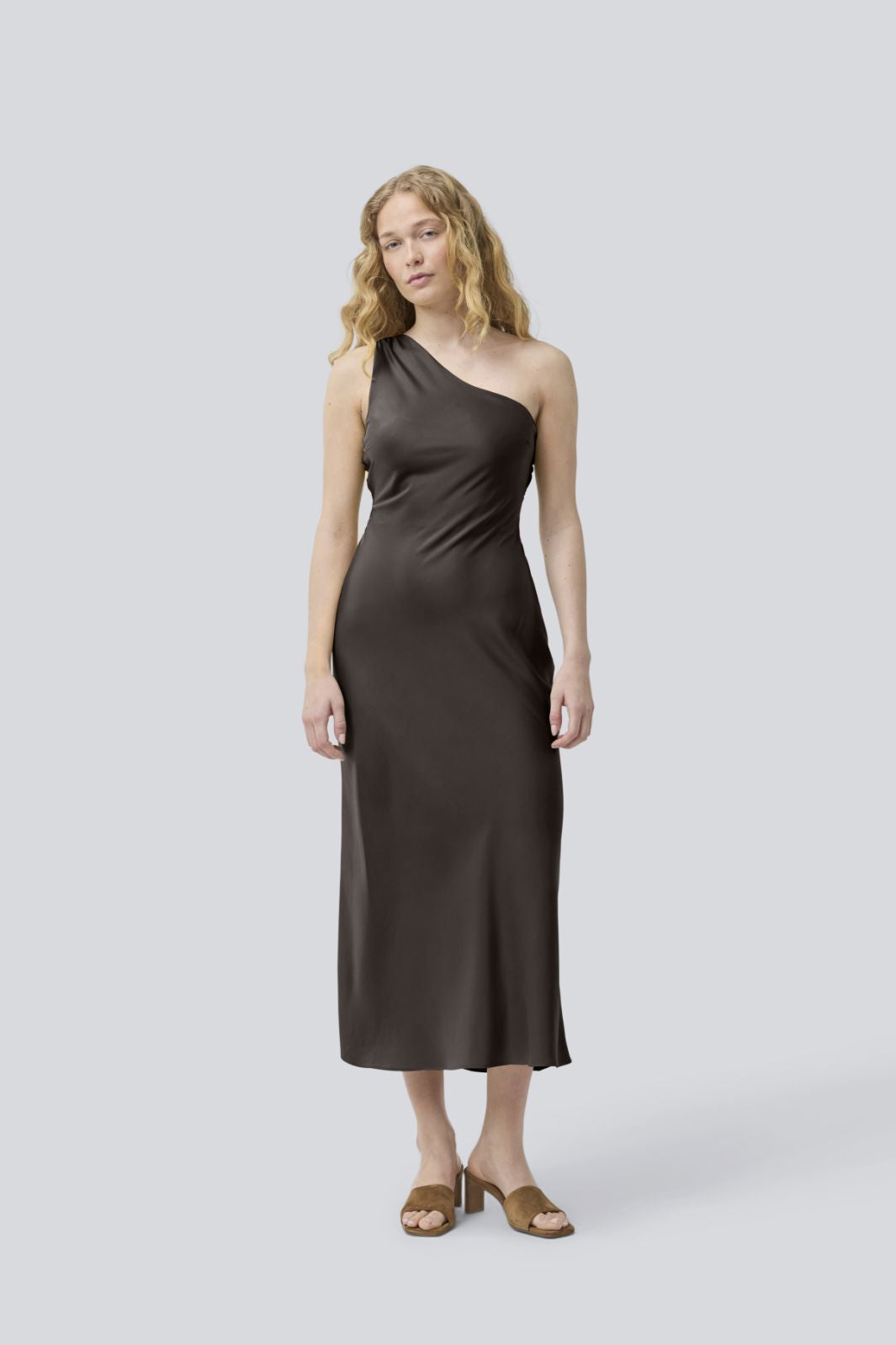 Modström - Narcissamd Dress 58412 - 5508 - Seal Brown Kjoler 