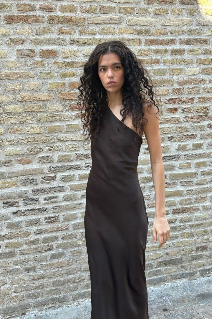 Modström - Narcissamd Dress 58412 - 5508 - Seal Brown Kjoler 