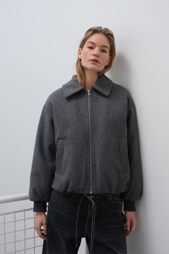 Modström - Ommimd Jacket 58561 - 7088 - Dark Grey Melange Jakker 