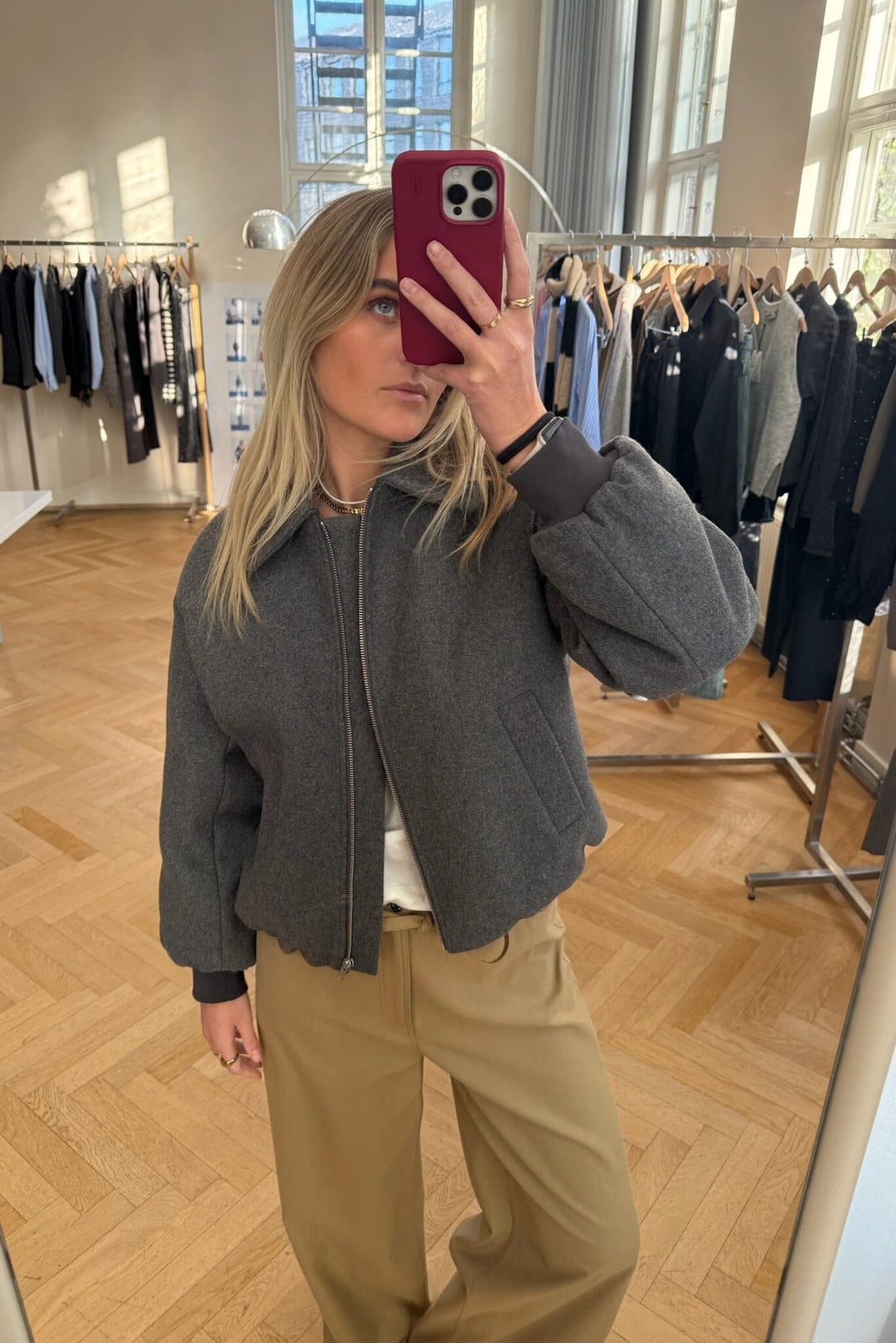 Modström - Ommimd Jacket 58561 - 7088 - Dark Grey Melange Jakker 