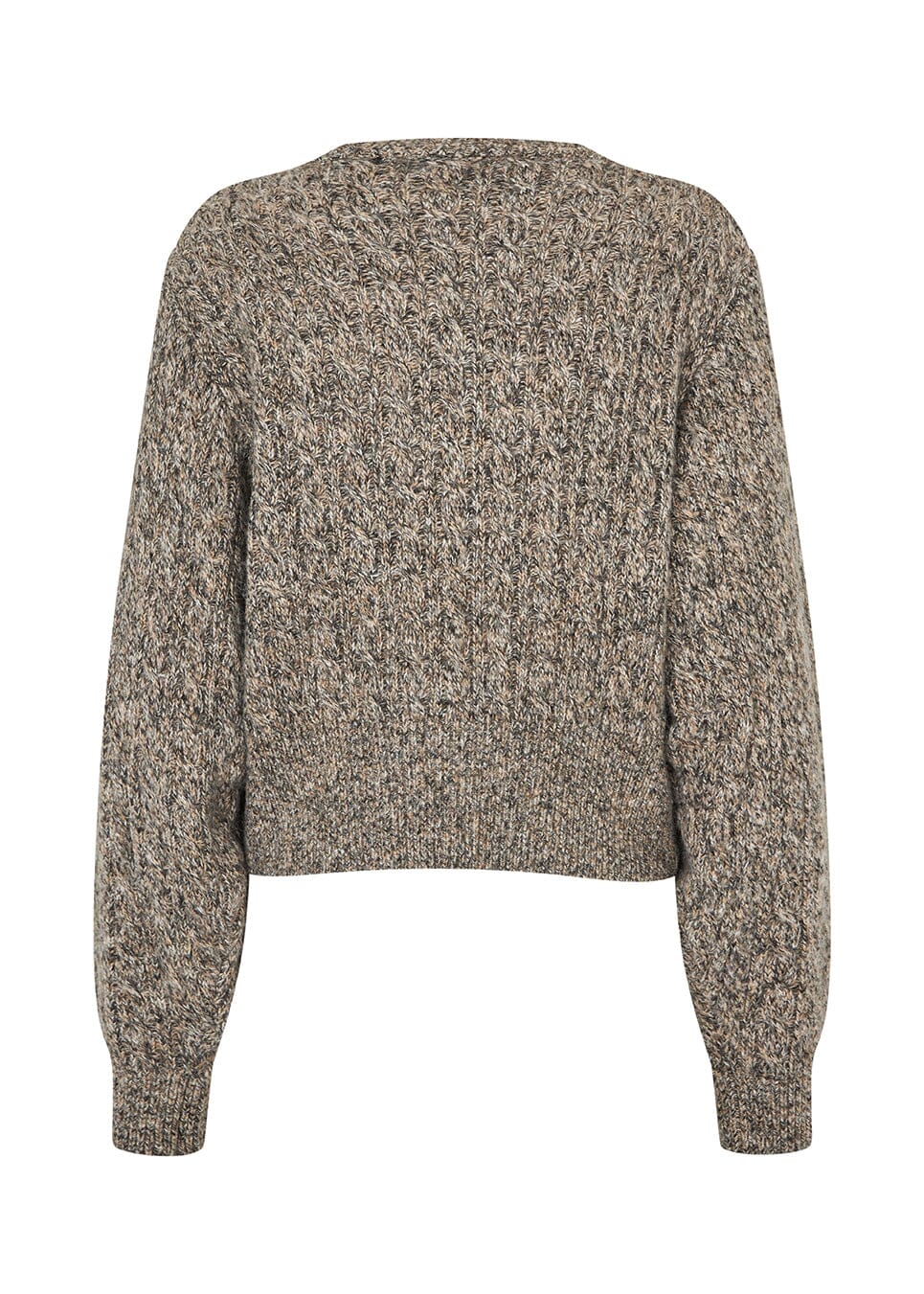 Modström - Pammiemd Cardigan 58633 - 12040 - Brown Speckle Melange Cardigans 