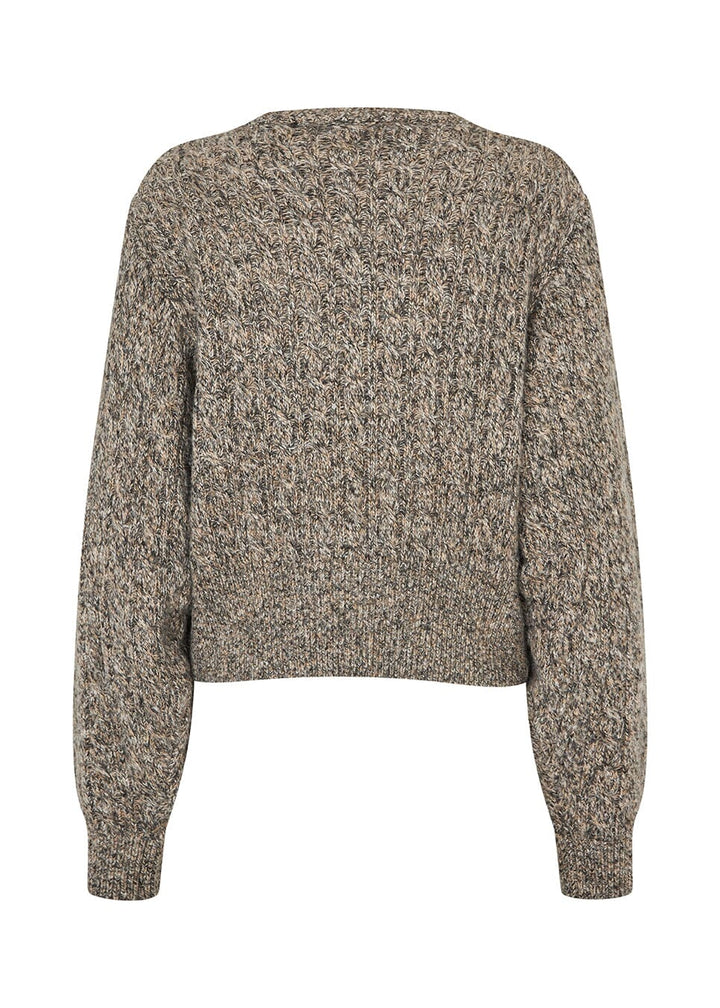 Modström - Pammiemd Cardigan 58633 - 12040 - Brown Speckle Melange Cardigans 
