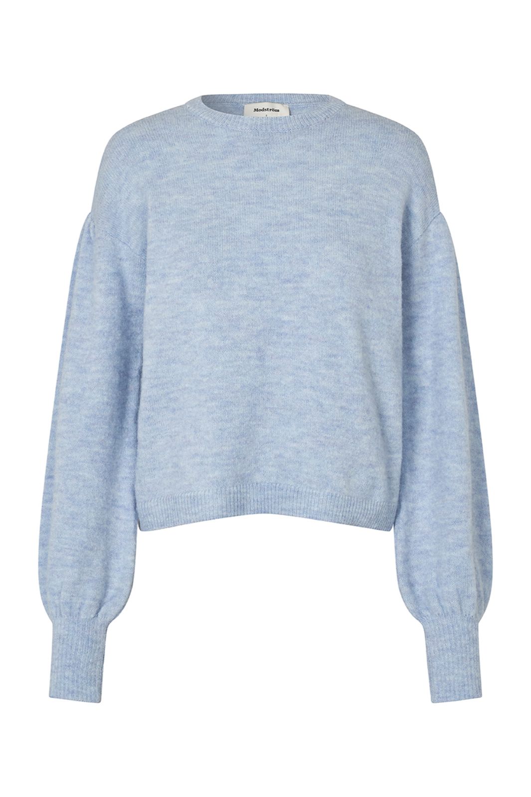Modström - Patrickmd O-Neck 58616 - 3155 - Blue Bell Strikbluser 