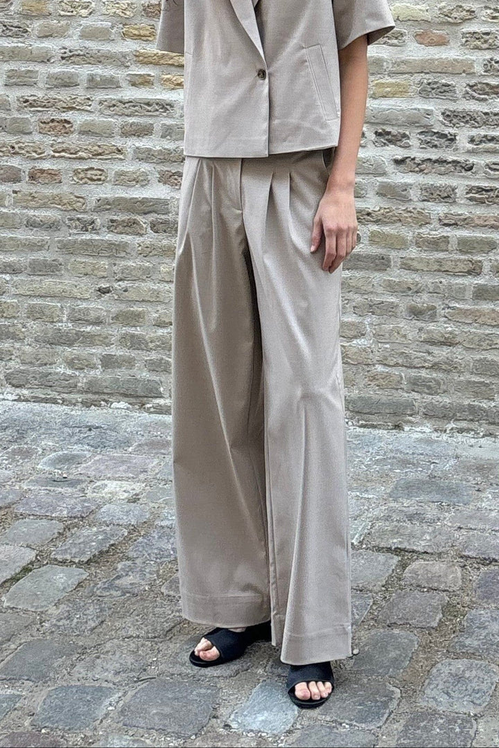 Modström - Tuesdaymd Pants 58914 - 105 - Beige Melange Bukser 