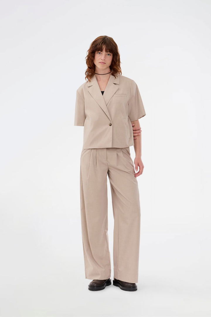 Modström - Tuesdaymd Pants 58914 - 105 - Beige Melange Bukser 