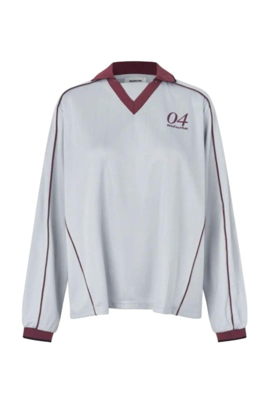 Modström - Uniquemd Ls T-Shirt 59294 - 7001 - Grey Sand T-shirts 