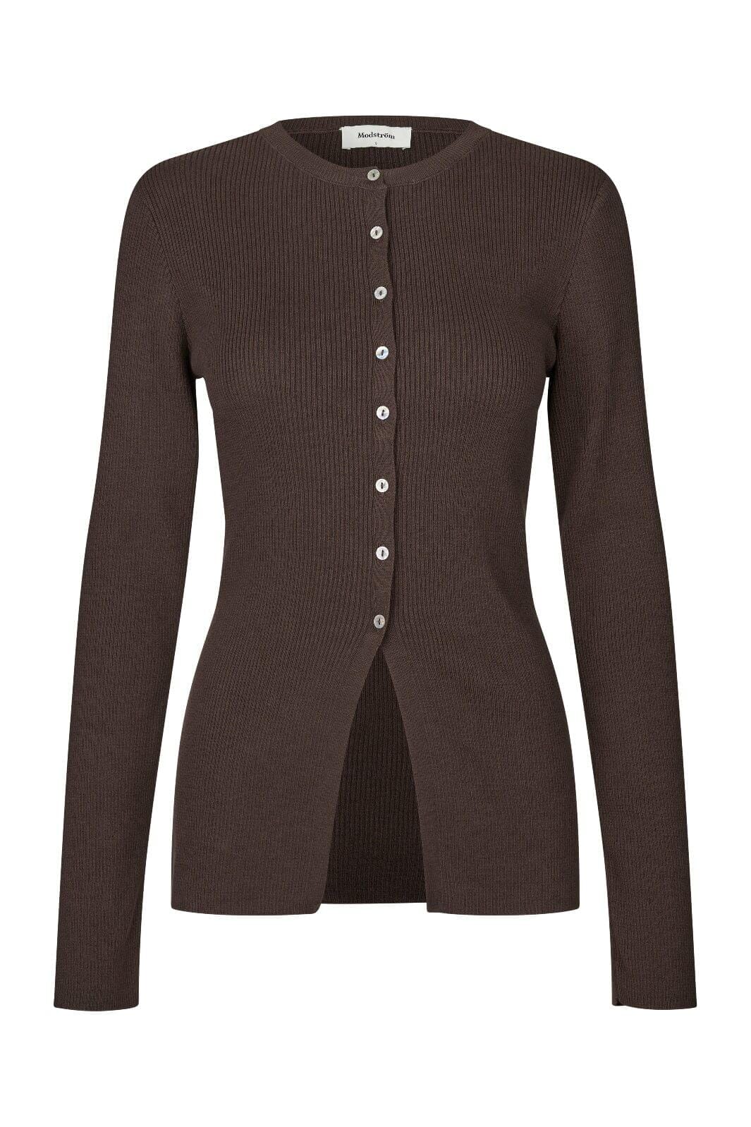 Modström - Uvismd Cardigan 59124 - 5508 - Seal Brown Cardigans 