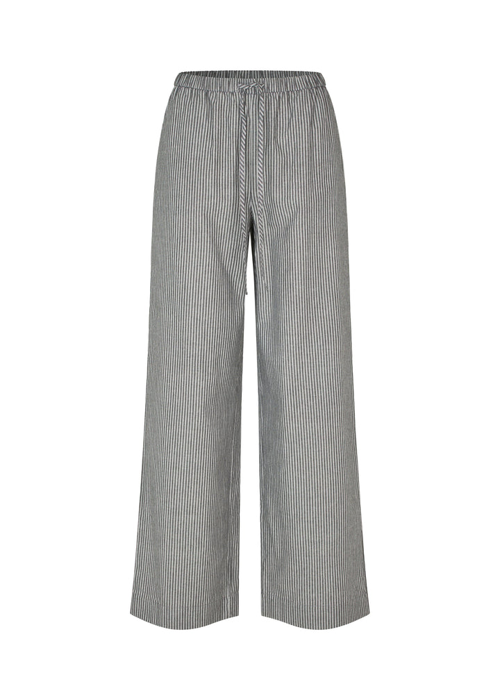 Modström - Valentinmd Stripe Pants 59000 - 11187 - Washed Black Stripe Bukser 