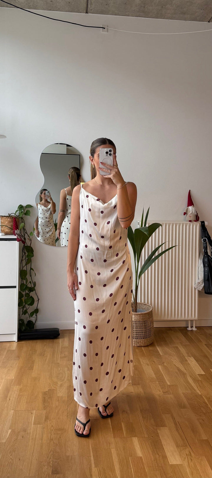 Modström - Vanjamd Print Dress 58964 - 13634 - Wineberry Dot Kjoler 