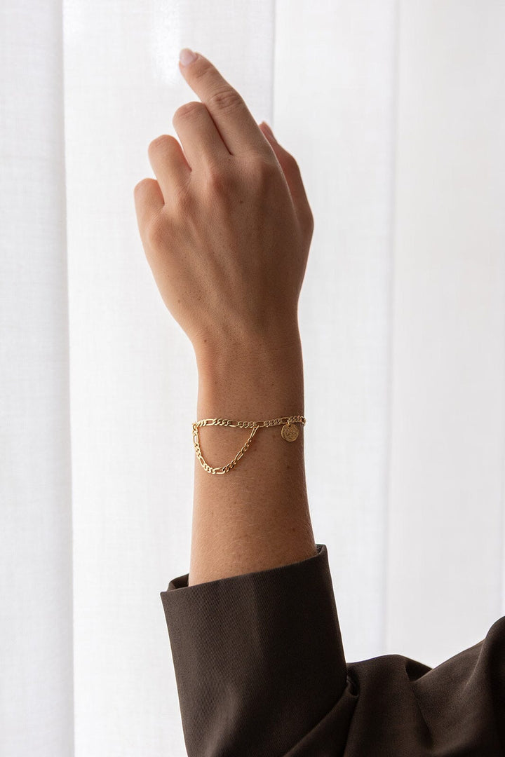 Molly&My Jewellery x Melanie Due - Connection Bracelet - Forgyldt Armbånd 