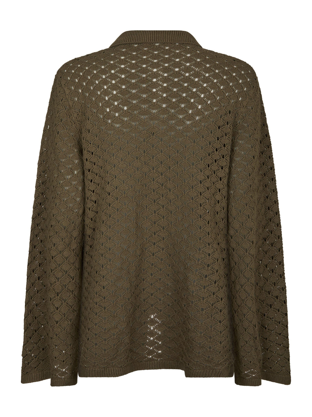Molly&My x Julie Elgaard - Elina Knit Blouse 167102 - 176 - Khaki Bluser 