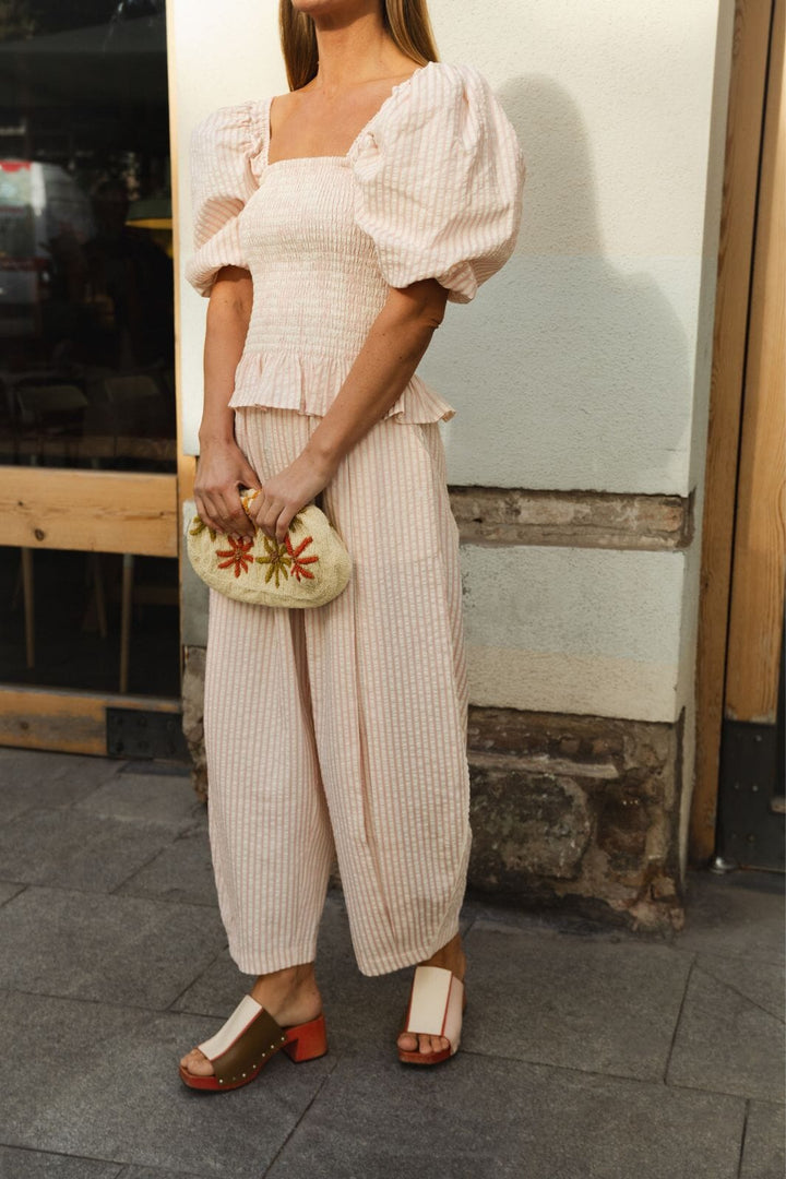 Molly&My x Julie Elsebeth - Iben Blouse - Pink Stripe 