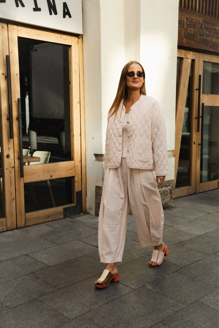 Molly&My x Julie Elsebeth - Momo Jacket - Pink Stripe 