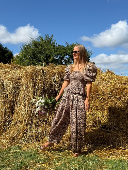 Molly&My x Julie Elsebeth - Rido Pant Pants - Leopard Bukser 