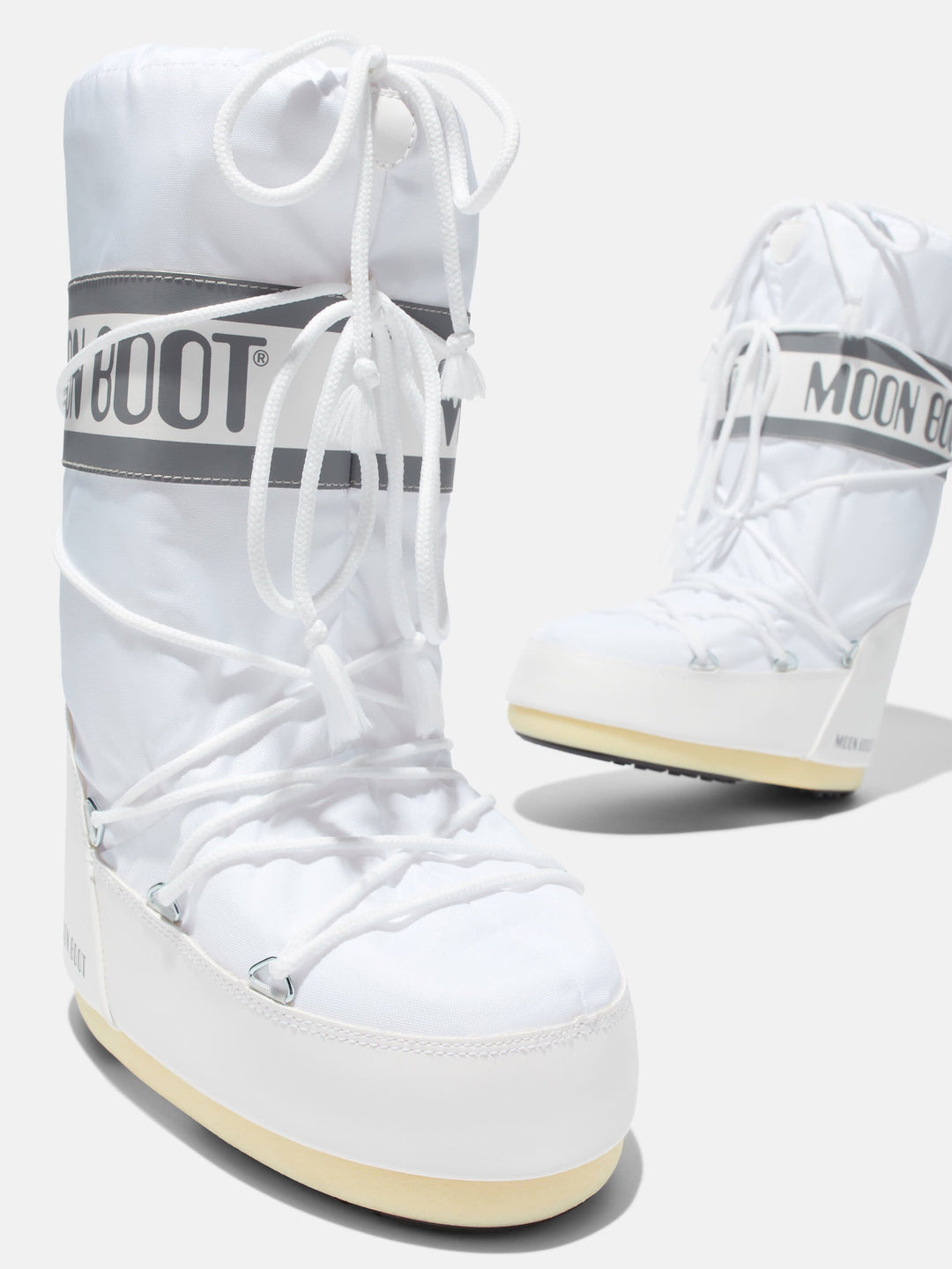 Moon Boot - Mb Icon Nylon 80D1400440 - A001 White Støvler 
