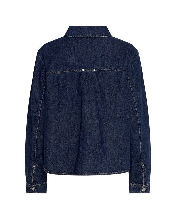 Moss Copenhagen - Mschadna Alena Shirt 19502 - Dark Blue Wash Skjorter 