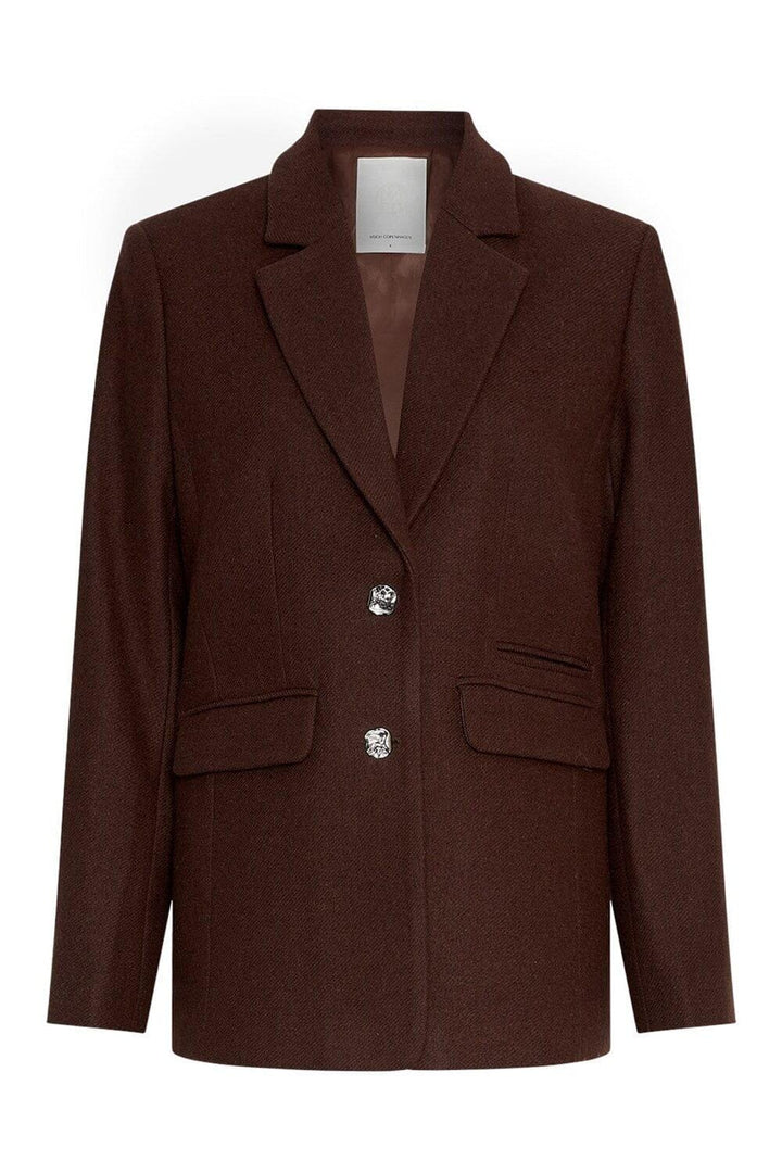 Moss Copenhagen - Mschelliot Loose Blazer 19426 - Hot Fudge Blazere 