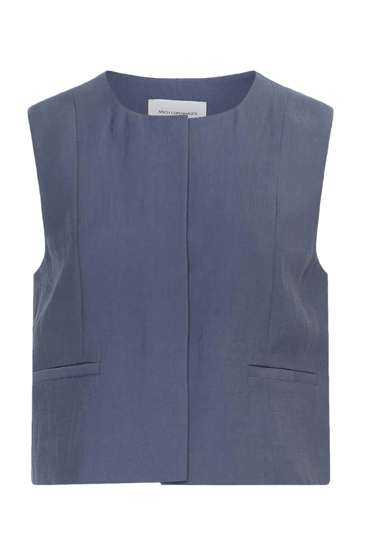 Moss Copenhagen - Mschfrode Waistcoat 19661 - Vintage Indigo Veste 