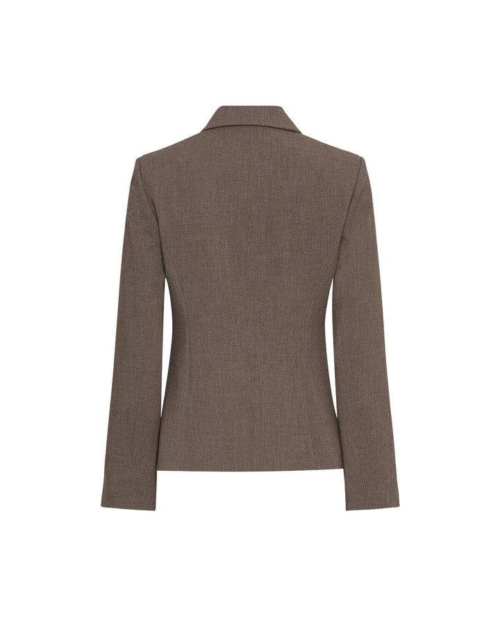 Moss Copenhagen - Mschrosina Michelle Blazer 19229 - Slate Black Mel Blazere 