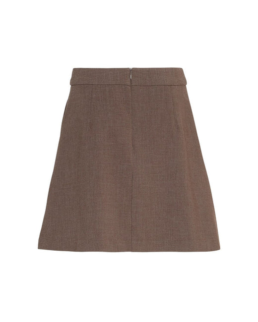 Moss Copenhagen - Mschrosina Michelle Skirt 19702 - Slate Black Mel Nederdele 