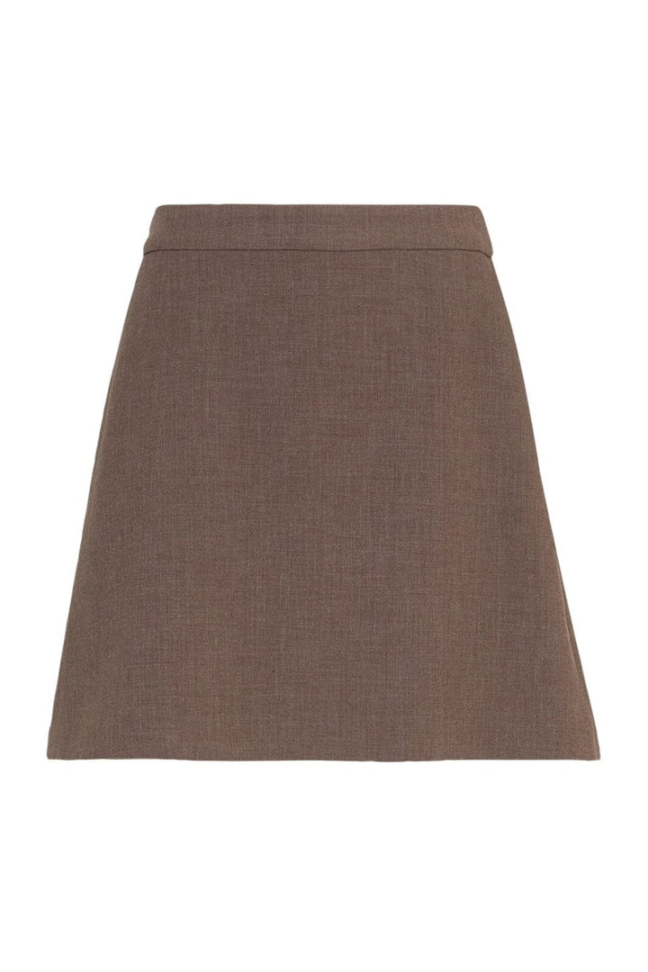 Moss Copenhagen - Mschrosina Michelle Skirt 19702 - Slate Black Mel Nederdele 