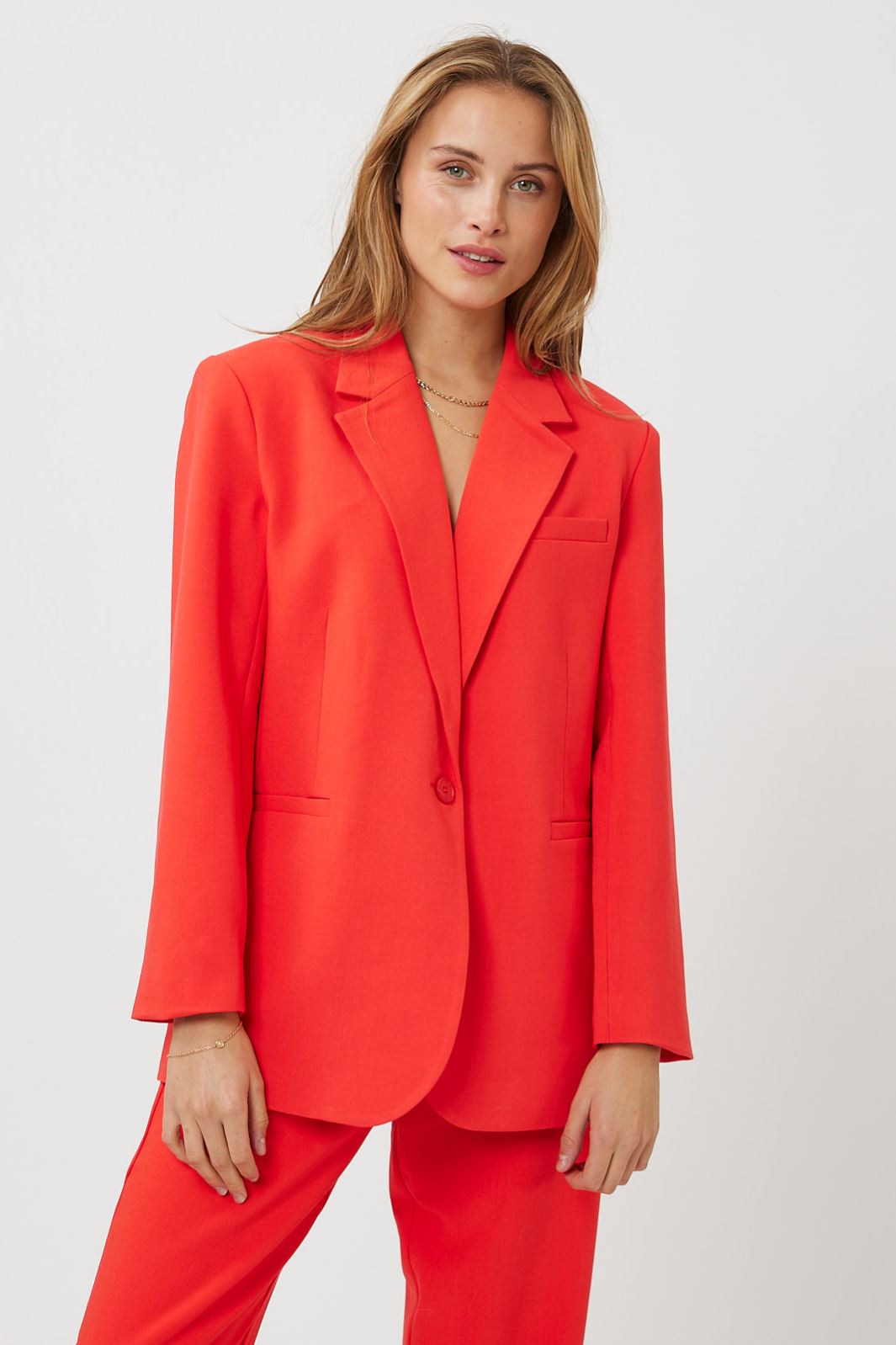 Moves By Minimmum - Daizy Blazer - Poppy Red Blazere 