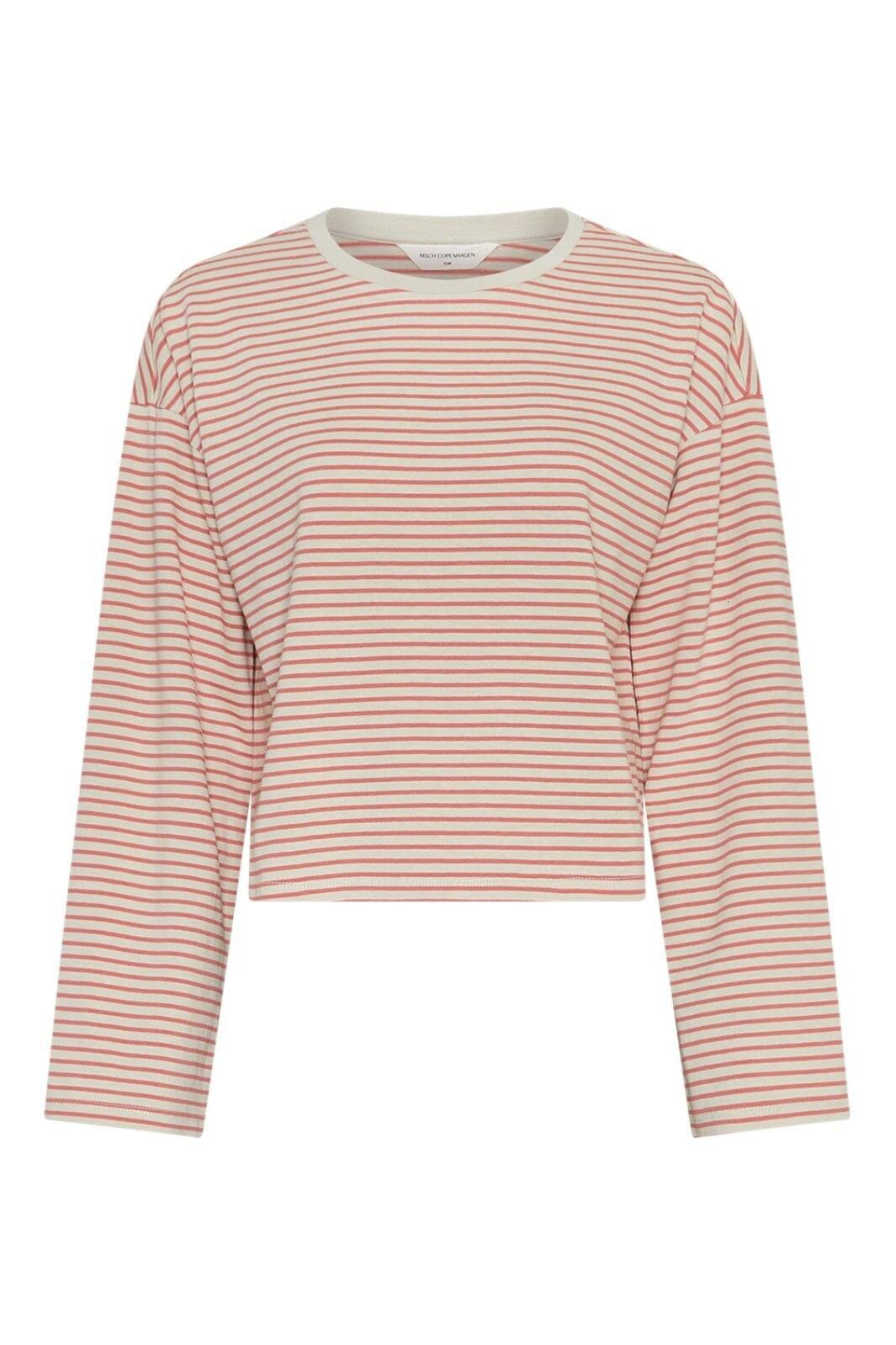 MSCH Copenhagen - Mschkrestiane Pullover Stp 19620 - Oatmeal F Rose Bluser 
