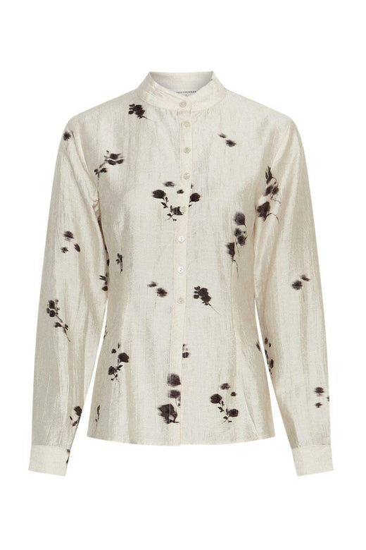 MSCH Copenhagen - Mschrianne Shirt 19633 - Oatmeal Flower Skjorter 
