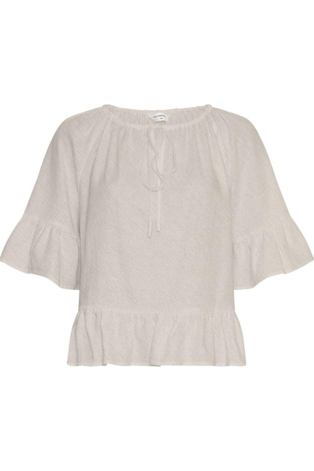 MSCH Copenhagen - Mschviana Ginia 2/4 Top 19893 - Sand Melange Bluser 