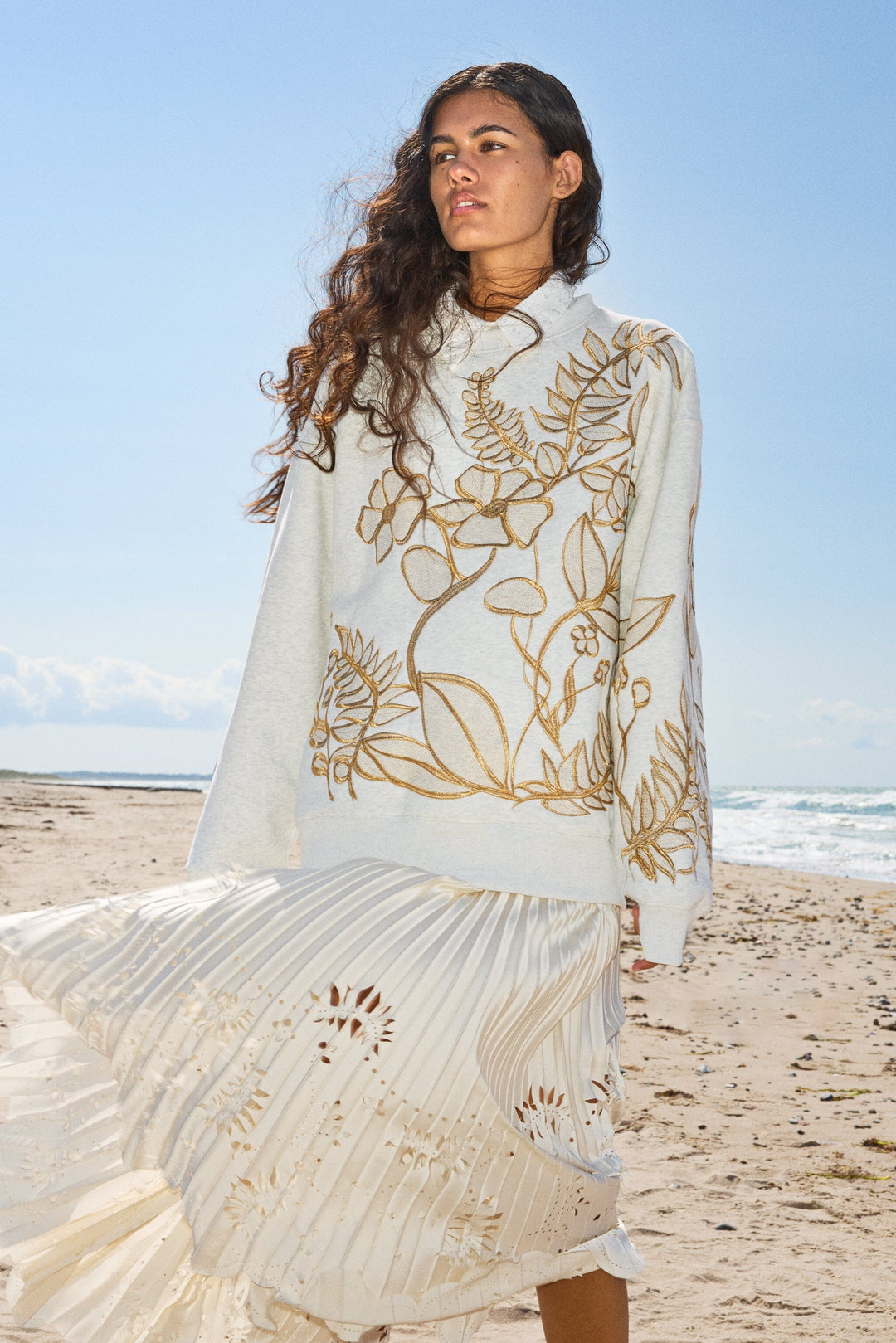 Munthe - Braeden 261112026165 - 80 - Light Grey T-shirts 