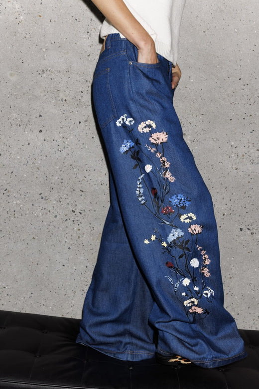 Munthe - Obey 252141025203 - 36 - Blue Bukser 