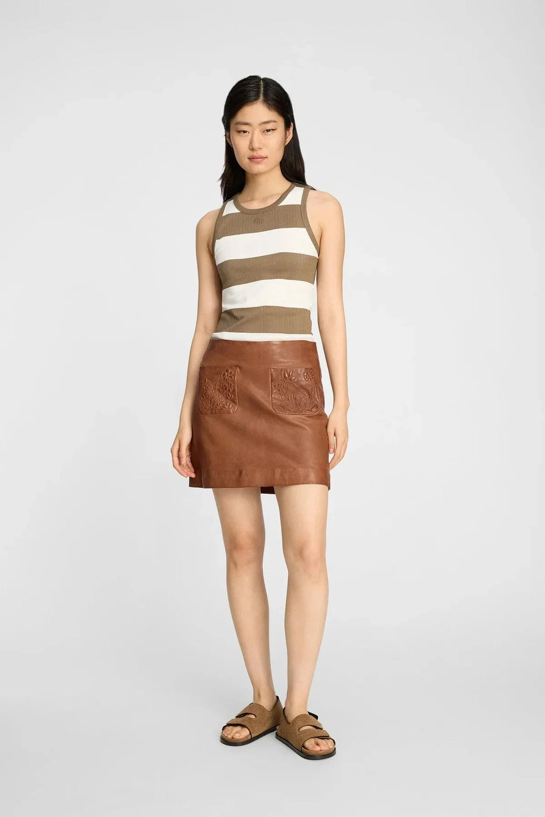 Munthe - Tezza 261111026163 - 363 - Stripe Mocca Toppe 