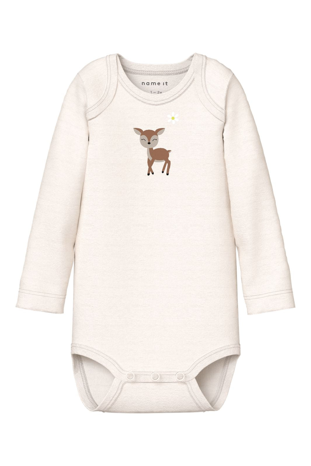 Name It - Nbfbody Ls Deer - 4979482 Lilac Marble W/ Jet Stream + Lavender Gray