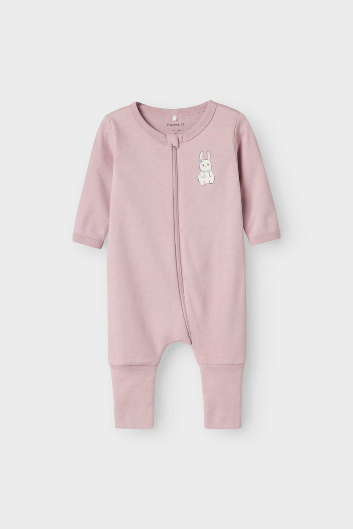 Name It - Nbfnightsuit Zip Ff Sand Rabbit - 4737157 Summer Sand