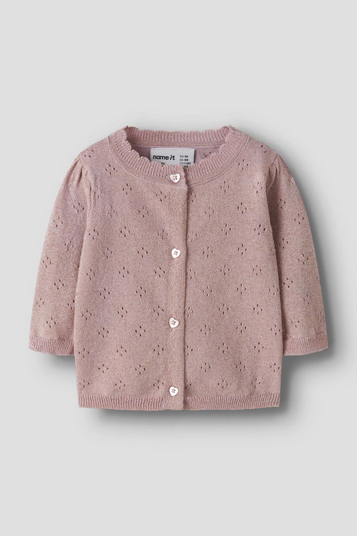 Name It - Nbfrolia Ls Knit Card - 4874517 Keepsake Lilac