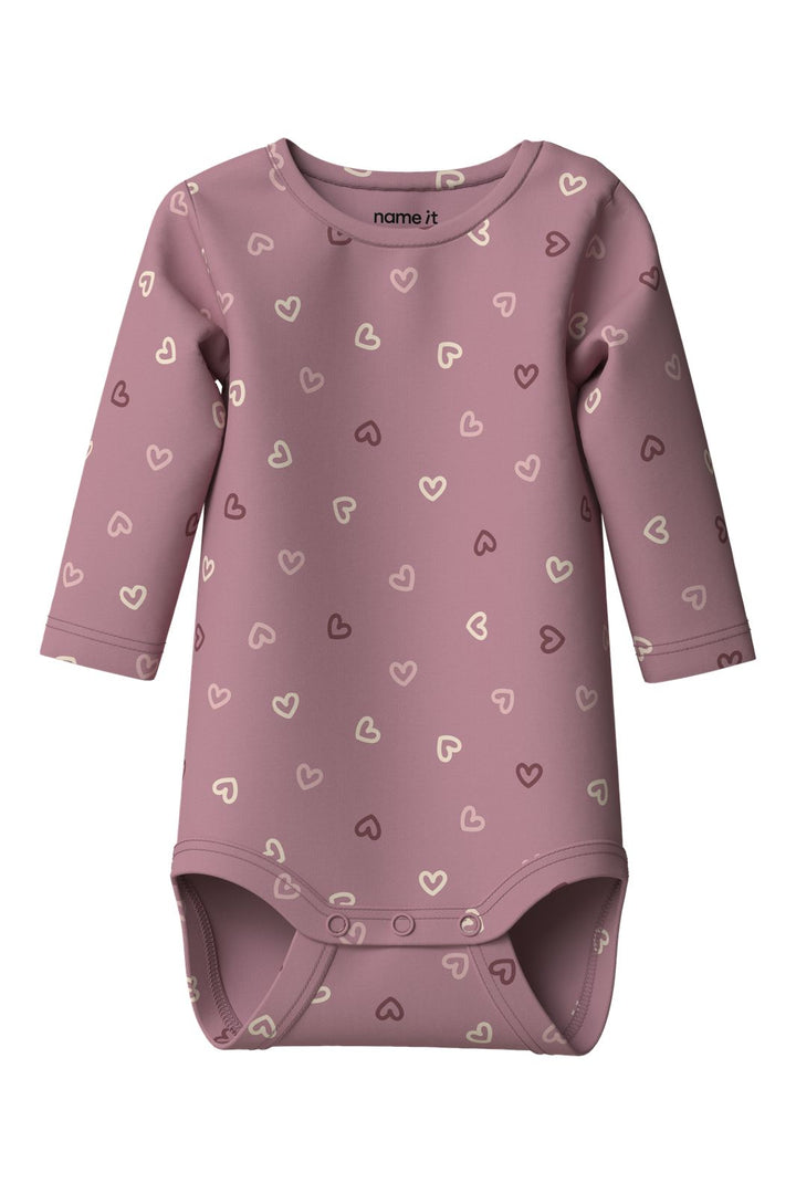 Name It - Nbfvandora Ls Body Box - 5135453 Lilas Hearts2
